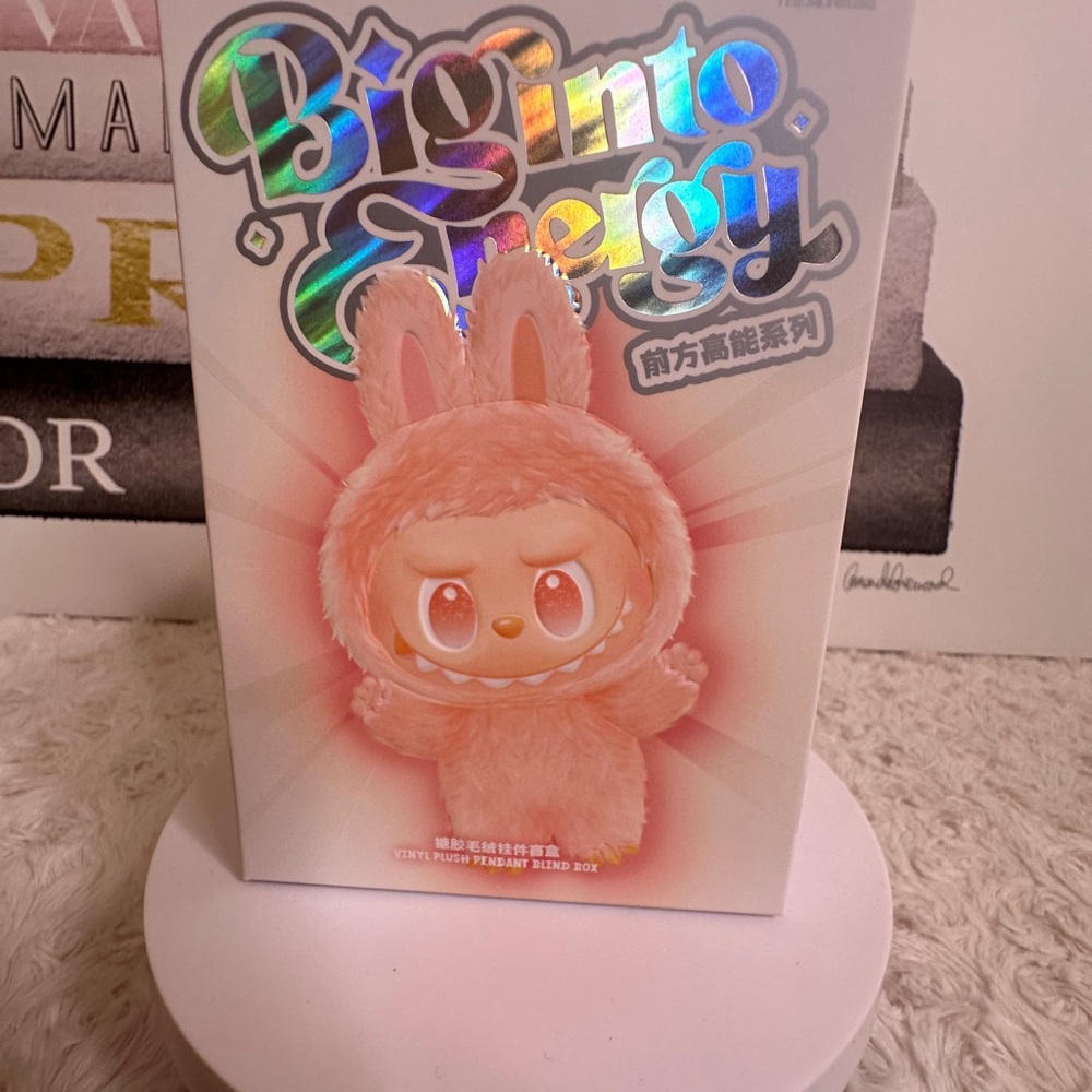 Big into Energy Pink Bunny Figure